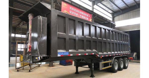 80 Ton Semi Trailer Tipper Lower Prices 16000 USD