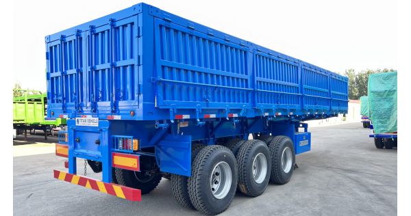 New Dropside Side Tipper Semi Trailer Lowest Price Is 17000 USD
