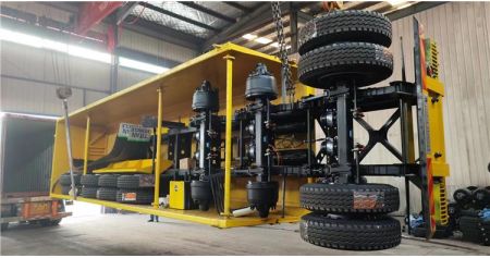 33cbm Tractor Tipper Trailer will export to Mozambique