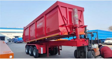 30 CBM Semi Tipper Trailer will be sent to Tanzania