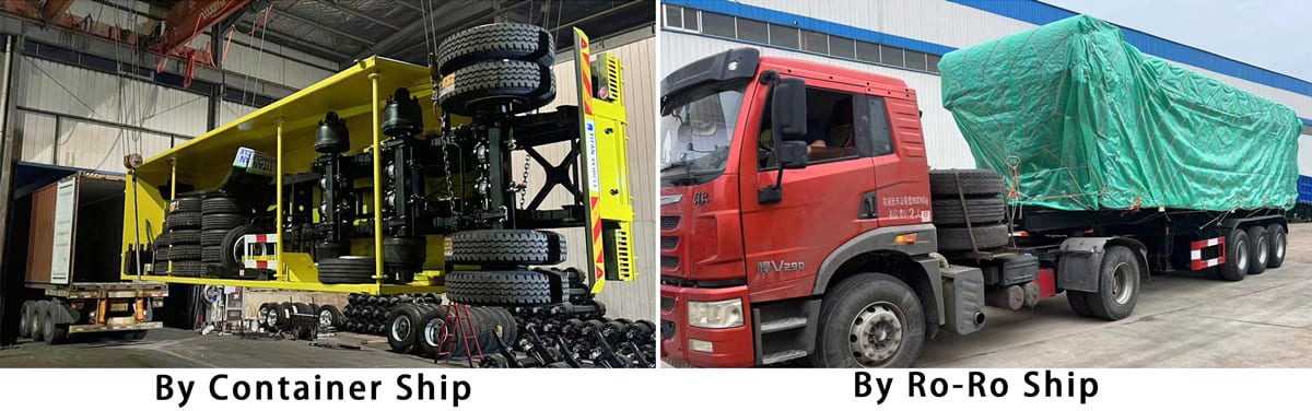 U Shape Rear Dump Semi Trailer for Sale | Dump Truck Trailer Price