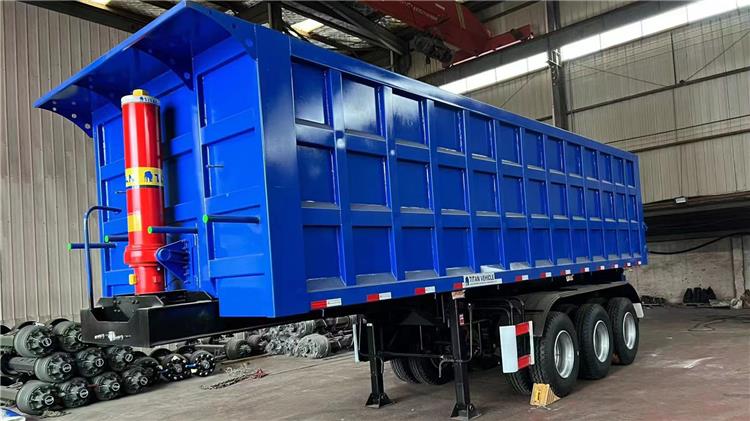 Tri Axle 30CBM Dump Semi Trailer for Sale In Dominican