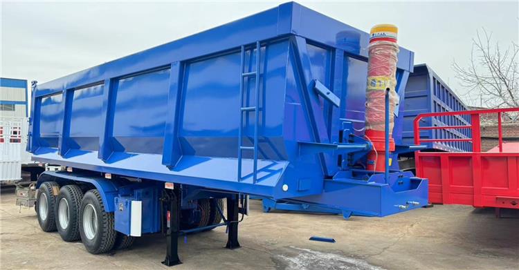 Tri Axle 60 Ton Tipper Semi Trailer for Sale In Ghana