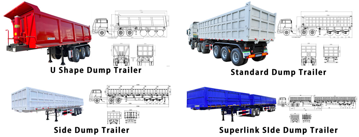 What are the Different Types of Dump Trailer Prices