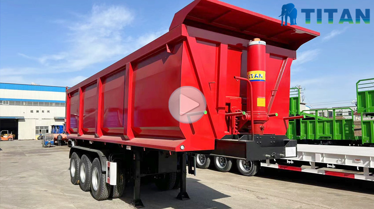 Tri Axle Semi Tipper Trailer for Sale | Semi Trailer Tipper for Sale In Tanzania