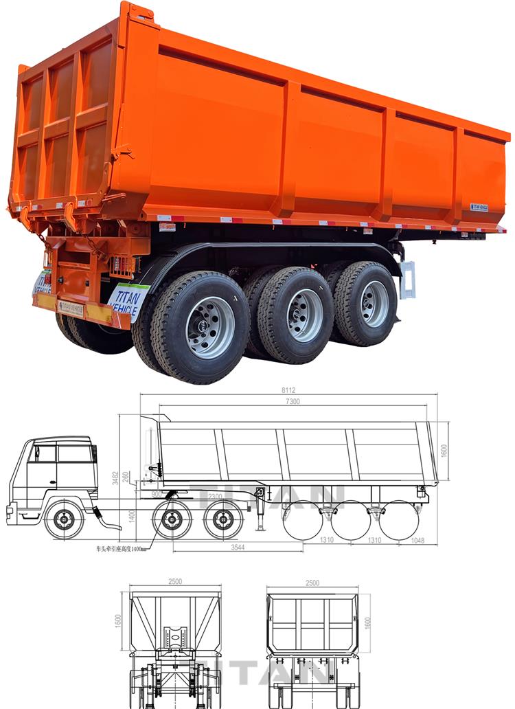 Heavy Duty Dump Truck Trailer Price