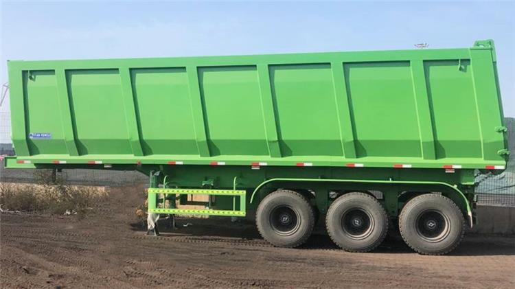 Hydraulic End Dump Trailer for Sale | Semi Dump Trailer Capacity