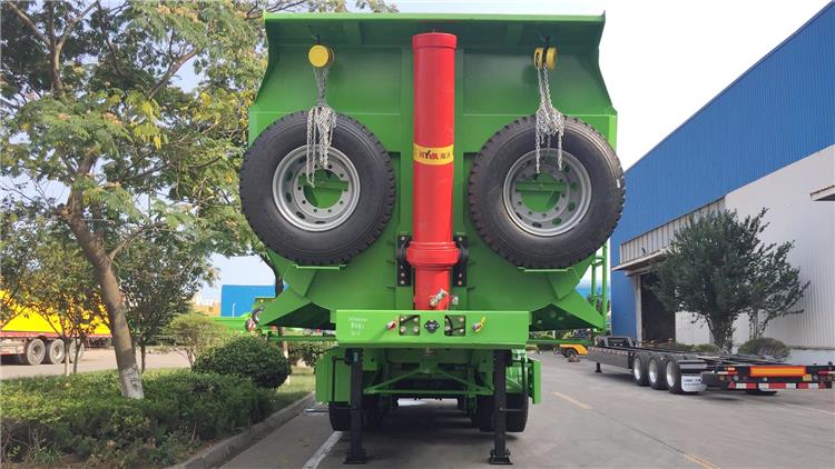 Rock Rear Dump Semi Trailer for Sale In Guyana