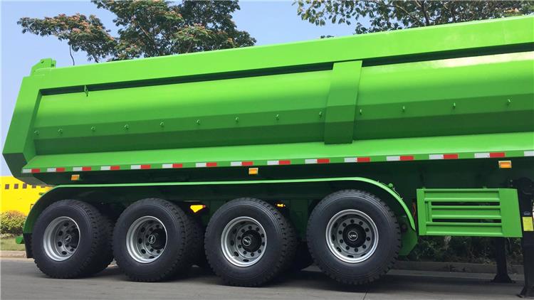 Rock Rear Dump Semi Trailer for Sale In Guyana