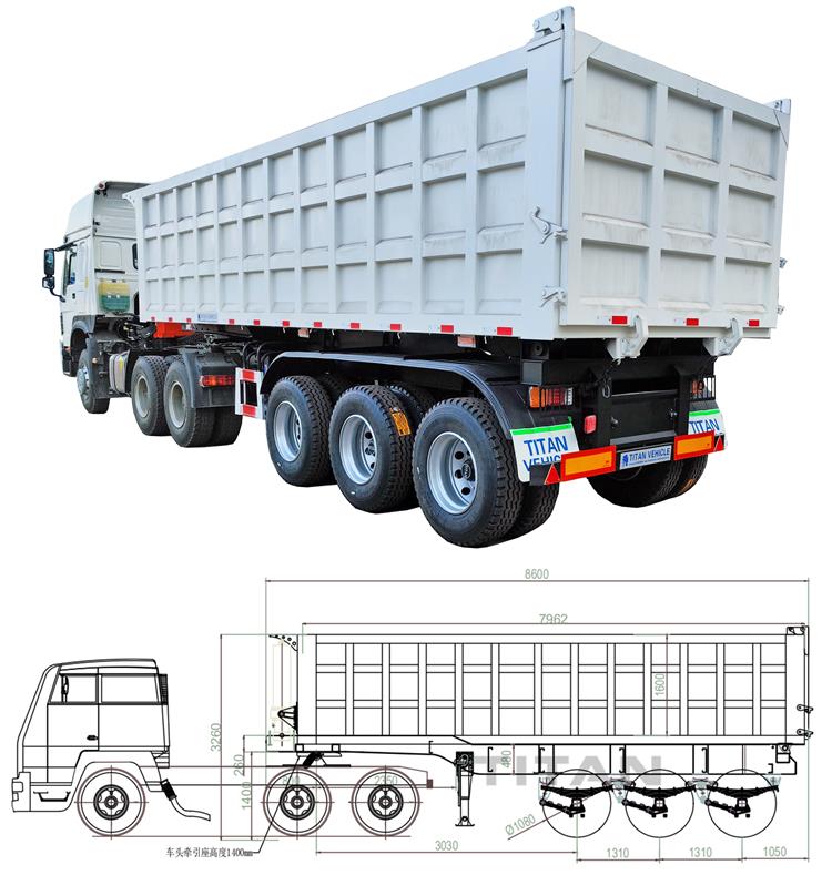 Price of Dump Trailer for Sale In Ghana | New Dumper Price