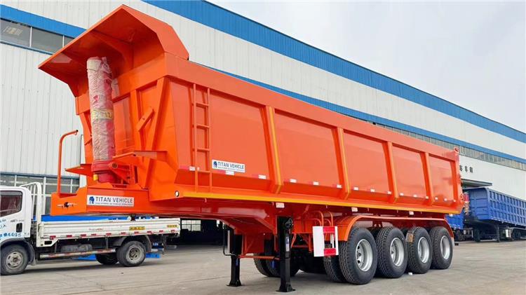 4 Axle 35 CBM Heavy Duty Dump Semi Trailer for Sale In Namibia