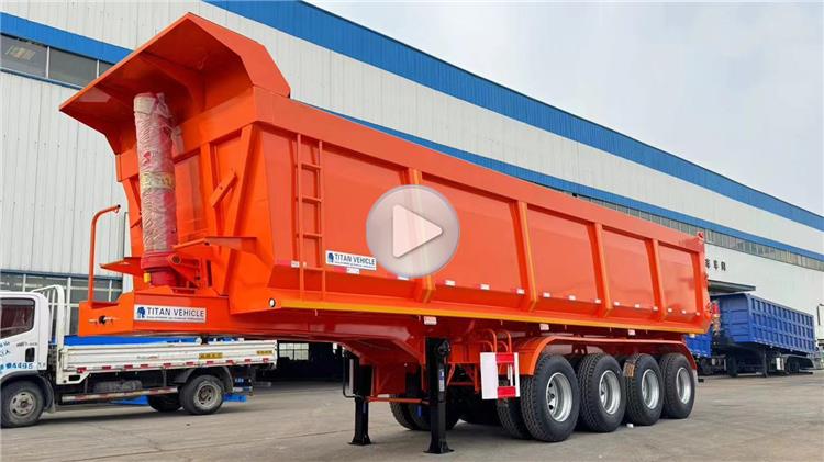4 Axle 35 CBM Heavy Duty Dump Semi Trailer for Sale In Namibia