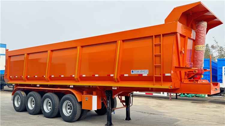 4 Axle 35 CBM Heavy Duty Dump Semi Trailer for Sale In Namibia