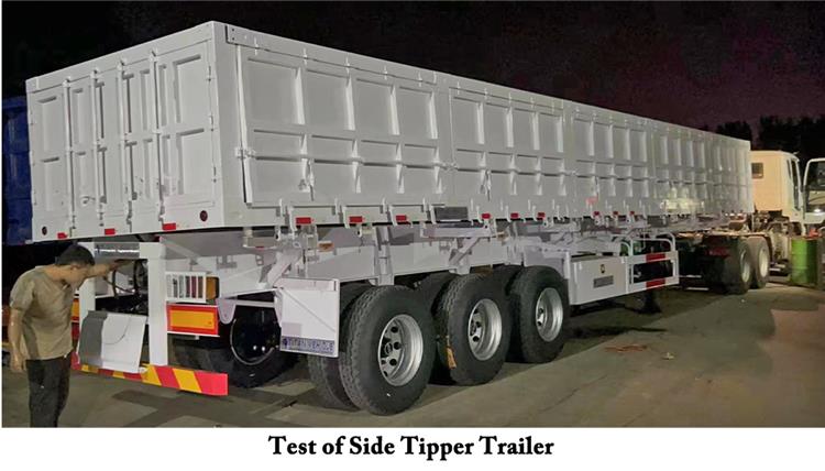 40/45 Cube Tir Axle Dropside Side Tipper Trailer for Sale In Harare Zimbabwe