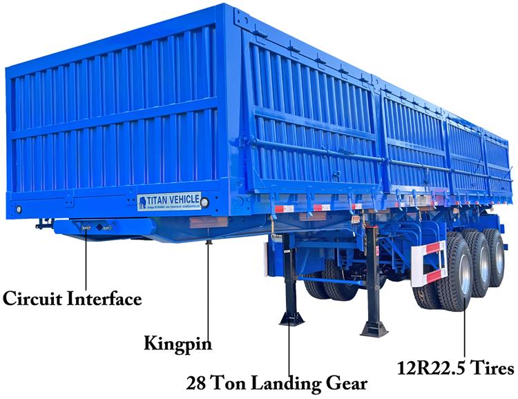 Side Dump Semi Trailer for Sale In Zimbabwe | Side Dumpers
