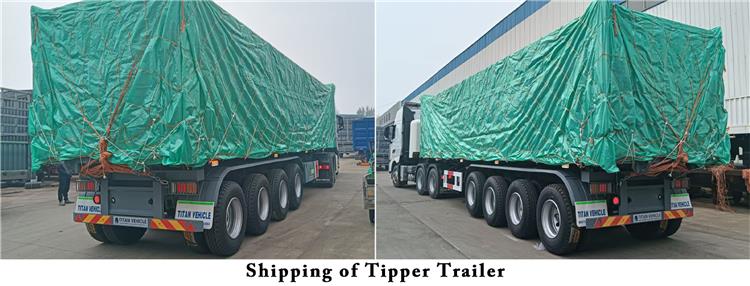 4 Axle Semi End Dump Trailers for Sale Near Me In Guyana