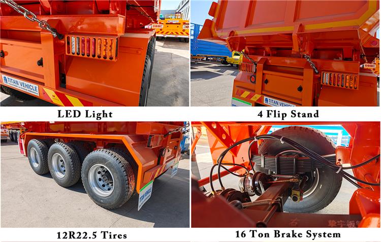 TITAN 3 Axle Tipper Semi Trailer for Sale In Guyana